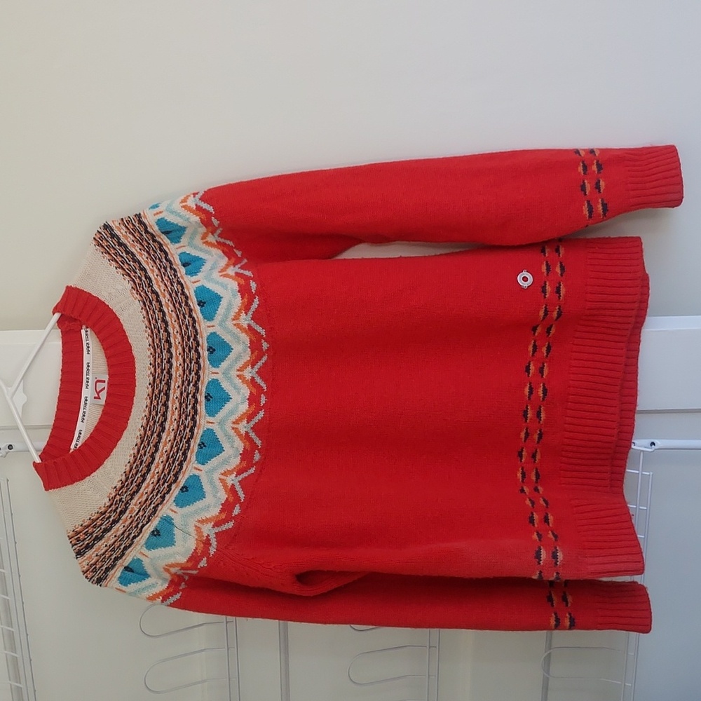 Kari Traa Sundve Knit Wool Fair Isle Sweater Read Description & See Pictures